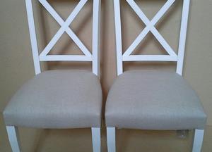 Pair of Cross Back Chairs. Only £60.00.